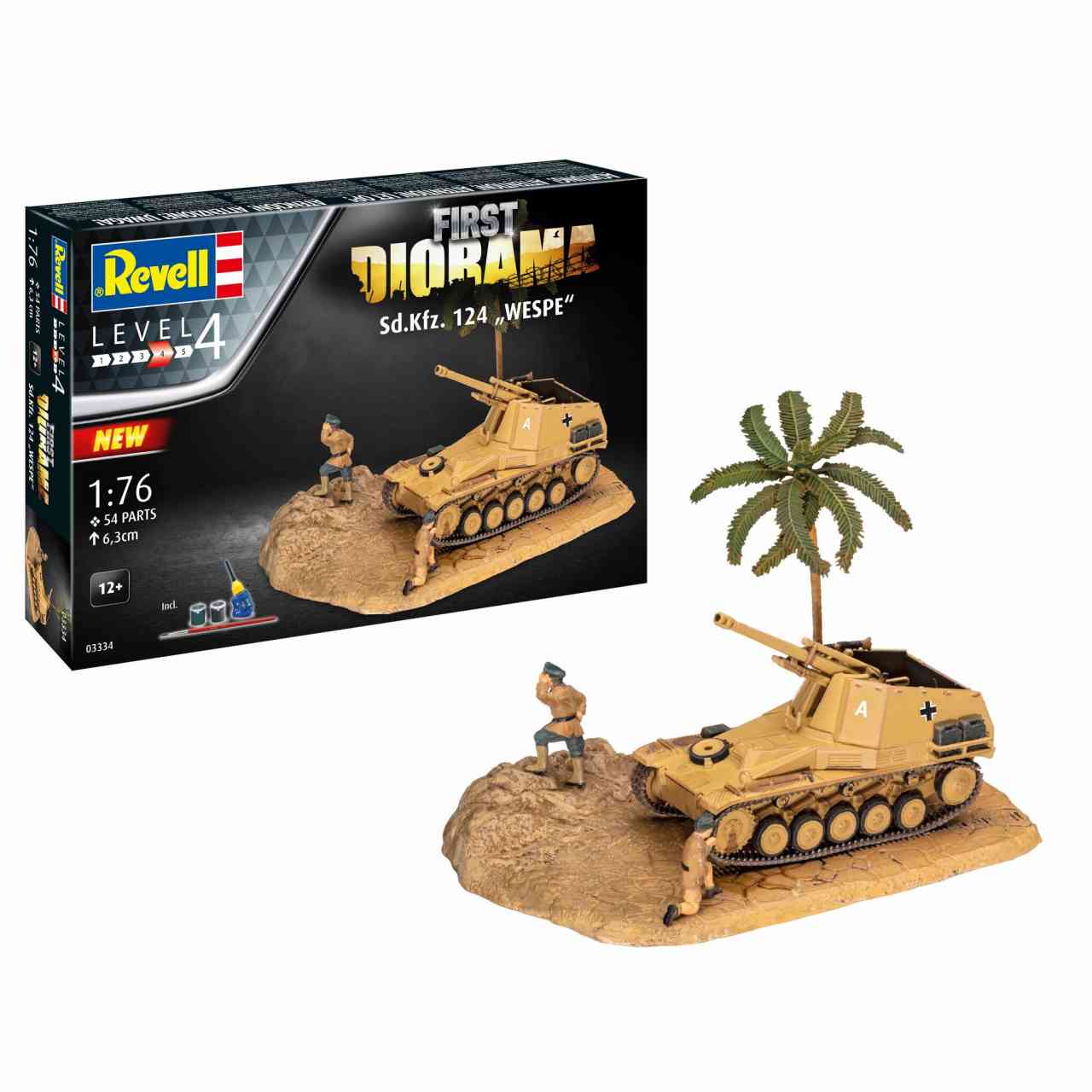 03334 Sd.Kfz.124 �������� ������ޥ��å�