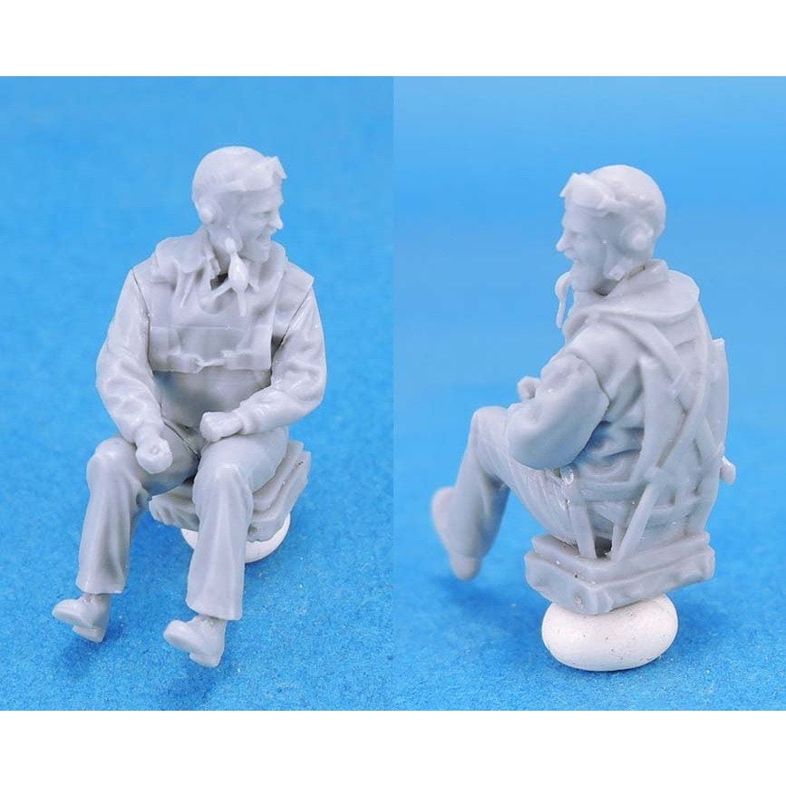 【再入荷】LF4828 WWII アメリカ海軍 パイロット&後部射撃手セット2(4ヘッド付)|第二次大戦のフィギュア|フィギュア