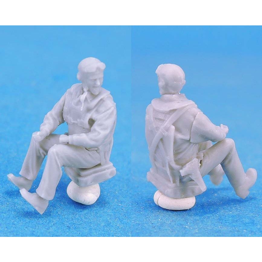 【再入荷】LF7225 WWII アメリカ海軍 パイロット&後部射撃手セット2(4ヘッド付)|第二次大戦のフィギュア|フィギュア