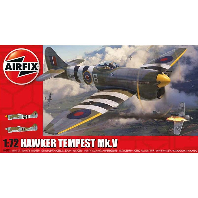 A02109 1/72 ホーカー テンペスト Mk.V|第二次大戦の飛行機モデル|飛行機