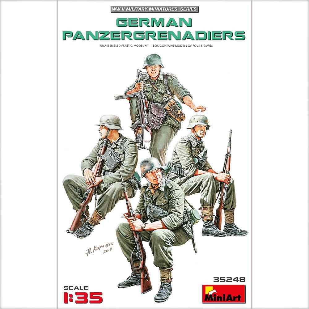 【再入荷】35248 ドイツ擲弾兵戦車部隊４体入|大戦後のフィギュア|フィギュア