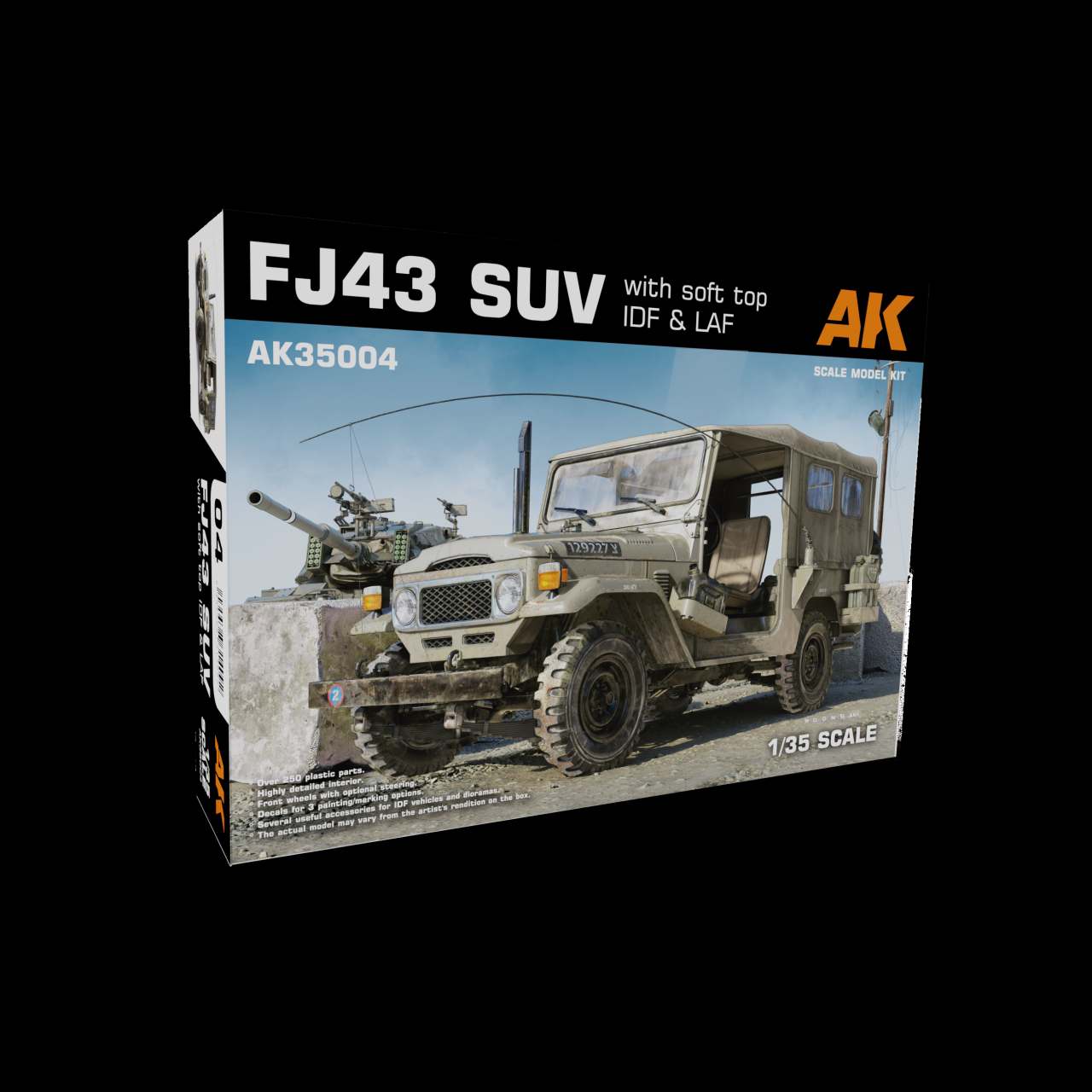 【再入荷】AK35004 1/35 FJ43SUV イスラエル国防軍|大戦後のAFVモデル|AFV