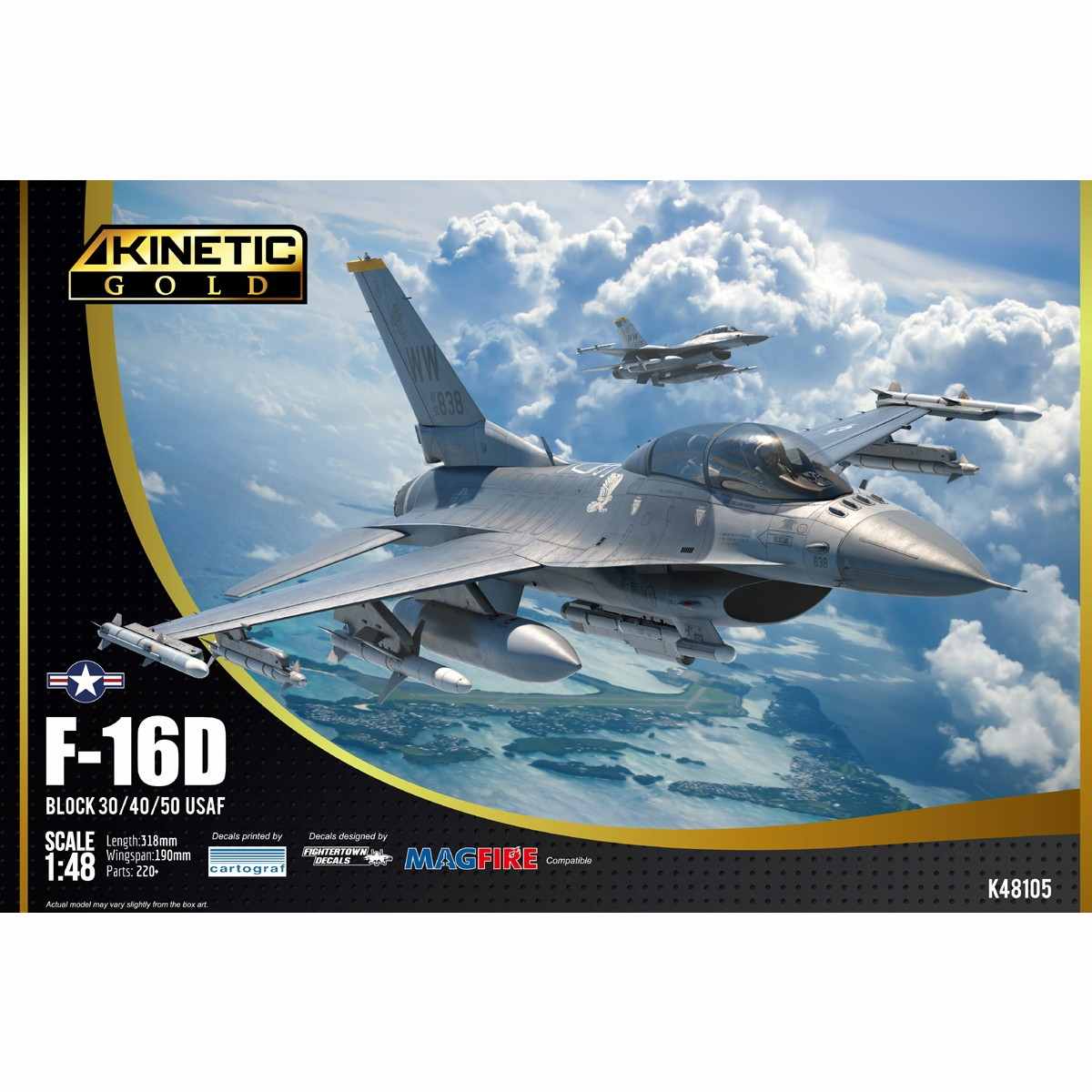 K48105 1/48 F-16D �֥��å� 30/40/50 �ƶ���