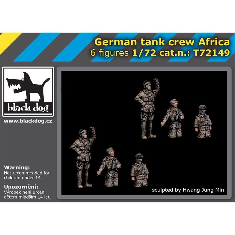 T72149 1/72 ドイツ軍 戦車兵 北アフリカ フィギュア|第二次大戦のフィギュア|フィギュア