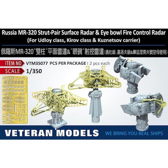 VTM35077 露海軍 MR-320 ストラトペア 水上レーダー ＆ アイボウル