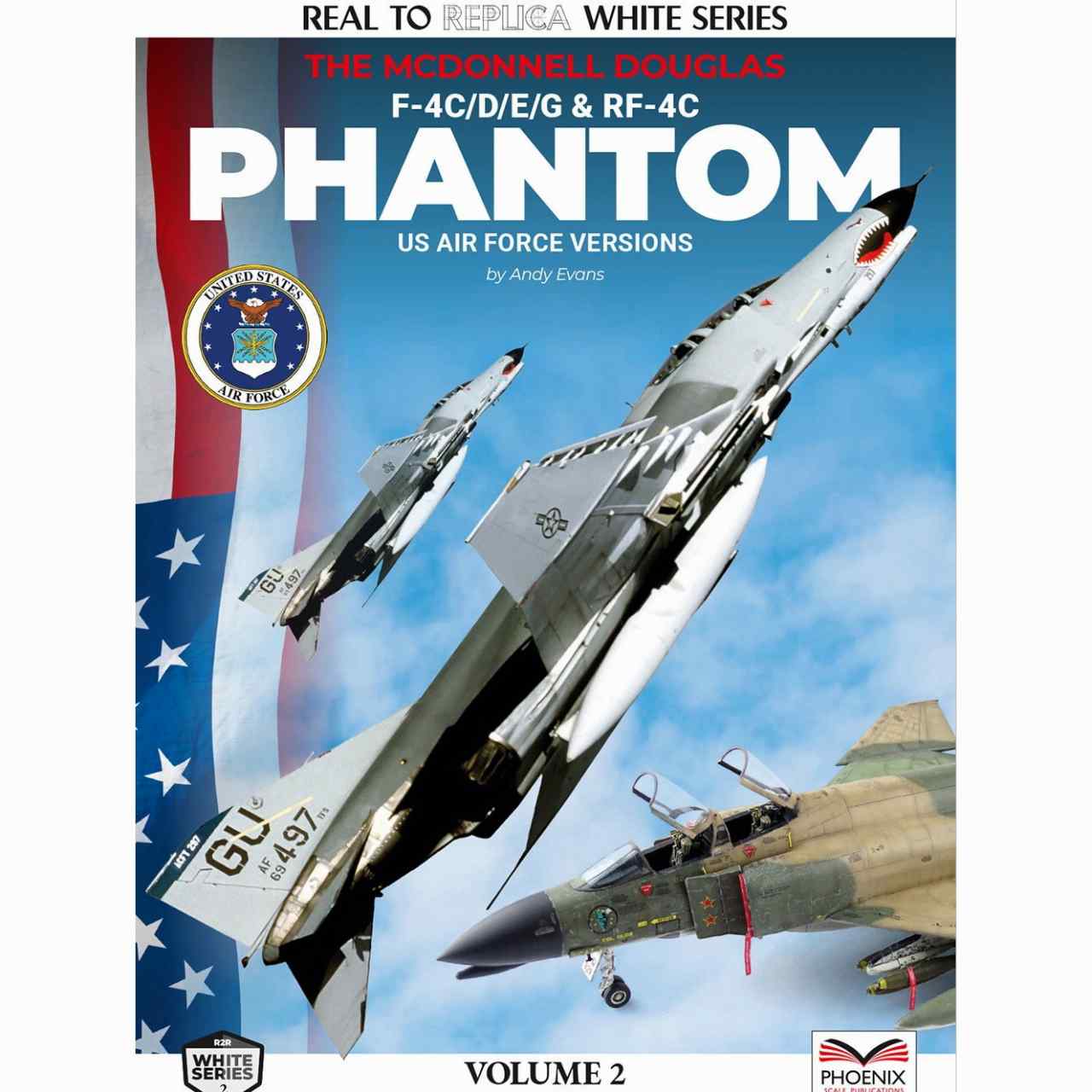 R2R White series 2 マクドネル・ダグラス F-4C/D/E/G & RF-4C ファントムII アメリカ空軍|洋書|書籍＆DVD