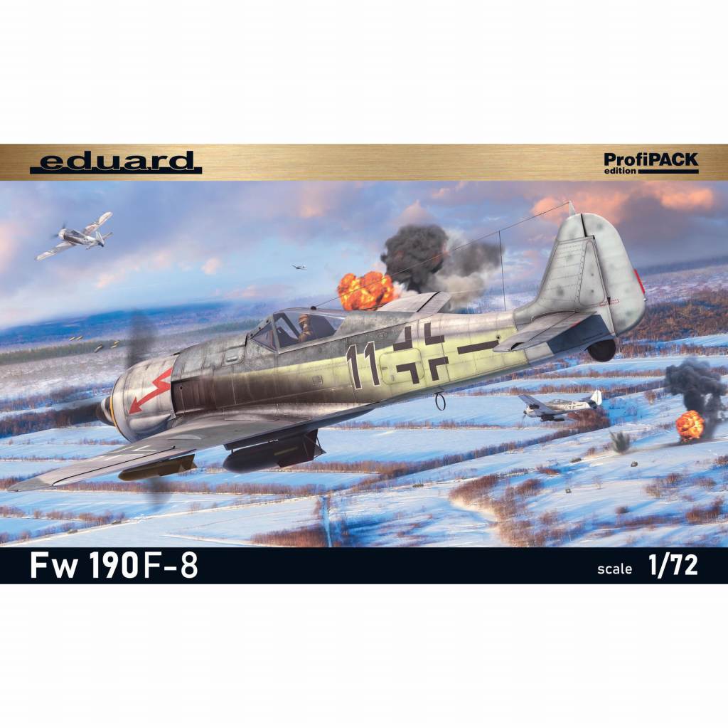 70119 1/72 フォッケウルフ Fw190F-8 プロフィパック|第二次大戦の飛行機モデル|飛行機