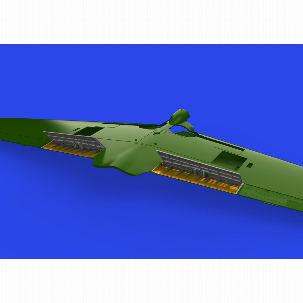 ブラッシン648851 1/48 二式水上戦闘機 ランディングフラップ (エデュアルド用)|飛行機用パーツ|飛行機