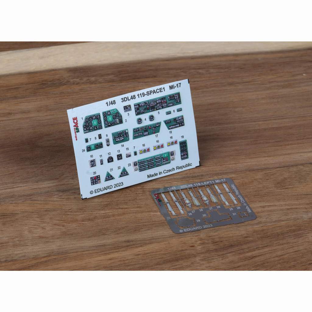 3DL48119 1/48 Mi-17 ヒップ 「スペース」内装3Dデカール w/エッチングパーツセット (AMK用)|飛行機用デカール|飛行機