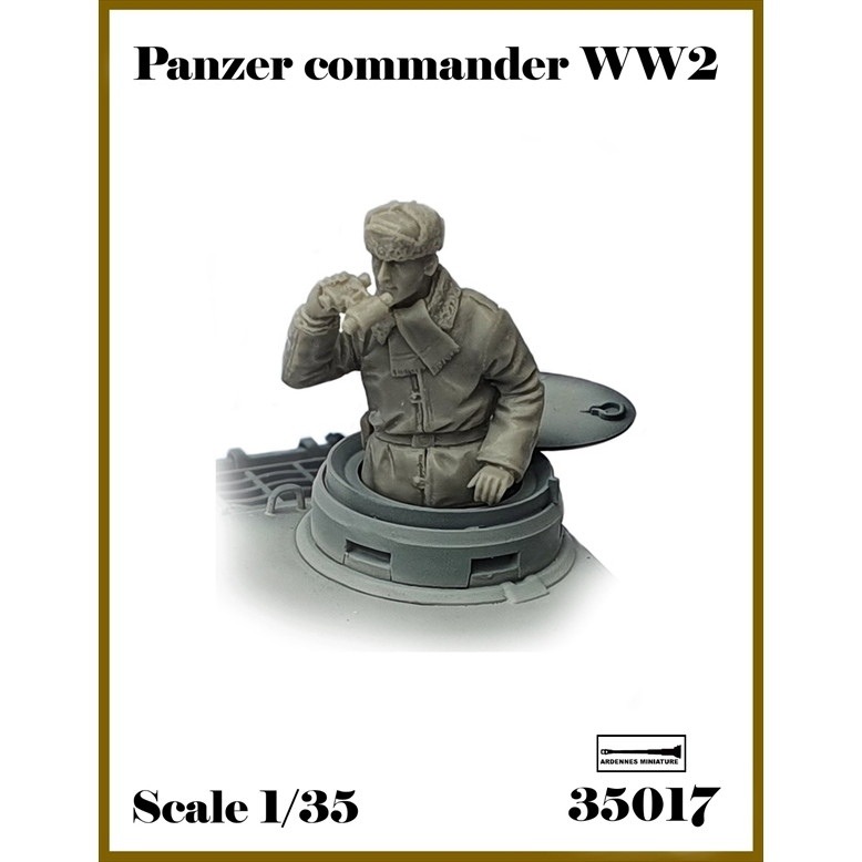AR35017 1/35 WWII ドイツ軍兵士＃3 前方を視察する車長(1体入)|第二次大戦のフィギュア|フィギュア