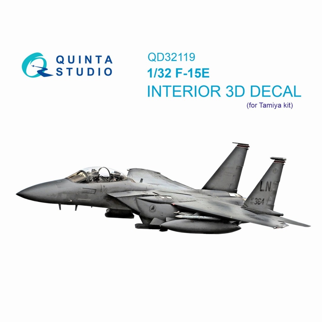 QD32119 1/32 マクドネル・ダグラス F-15E ストライクイーグル 内装カラー3Dデカール(タミヤ用)-ミリタリースケールモデル専門店  ホビーランド