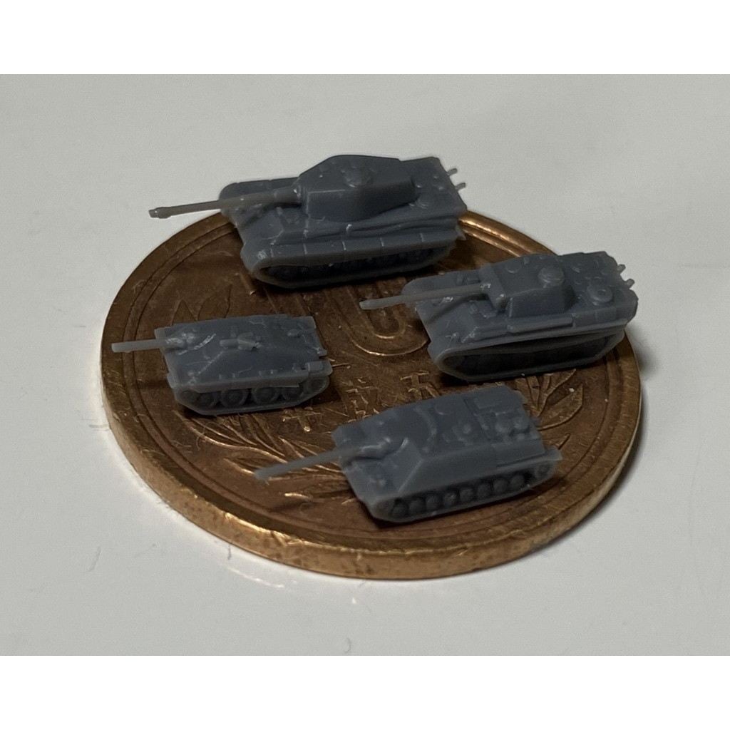 G5 ドイツ軍 戦車セット3 アルデンヌ ヘッツアー, IV号駆逐戦車, パンターD型, ケーニヒスティーガー|第二次大戦のAFVモデル|AFV