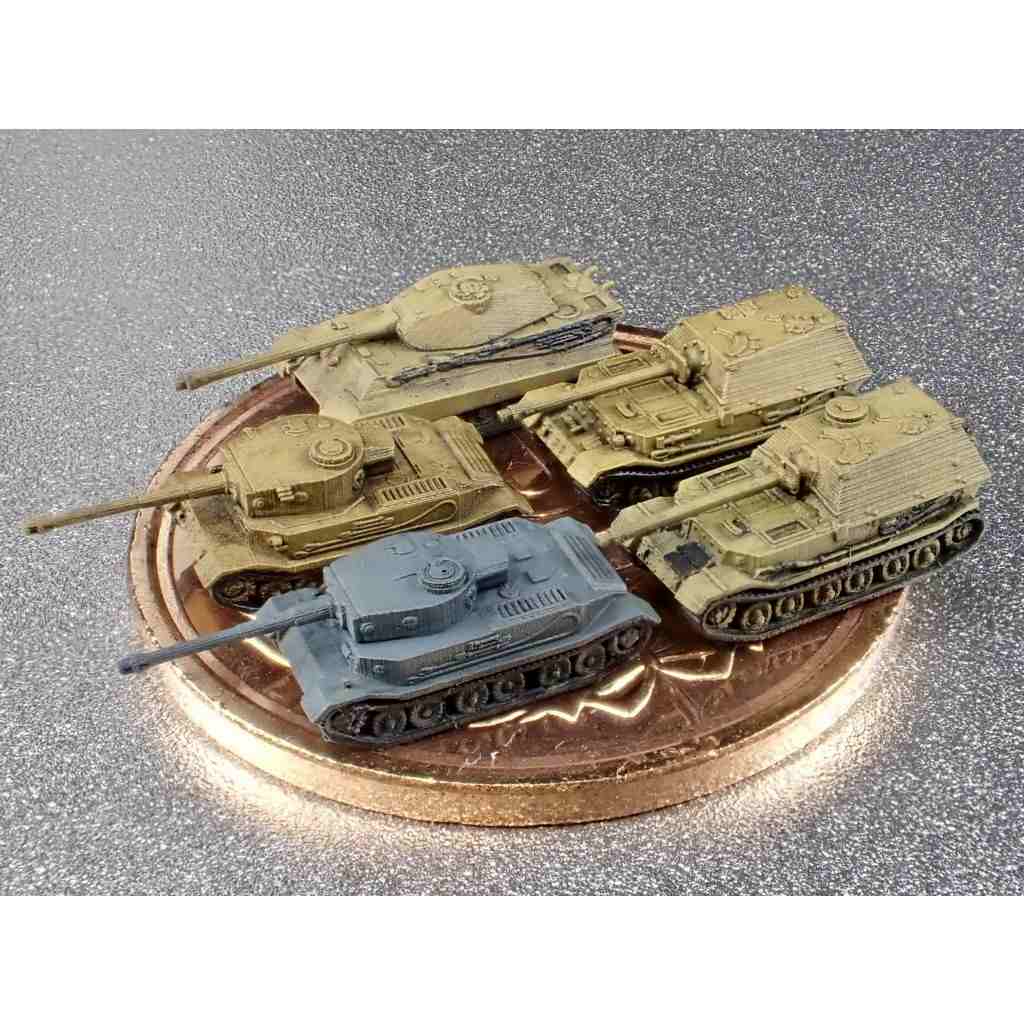 M*.様 戦時中物品セット G33 ドイツ軍 ポルシェティーガーセット VK4501(P), ティーガー(P