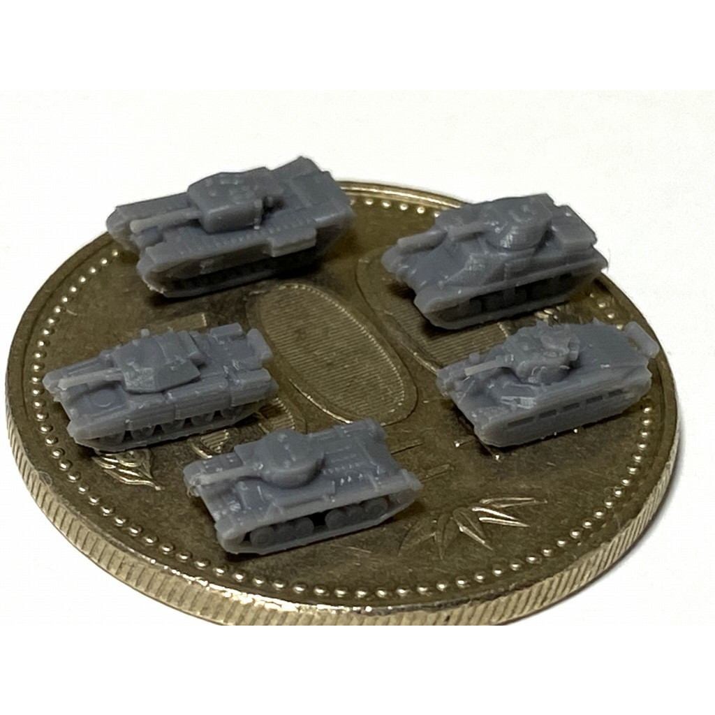 UK2 英軍 戦車EARLYセット クルセイダーIII, M3グラント, バレンタイン