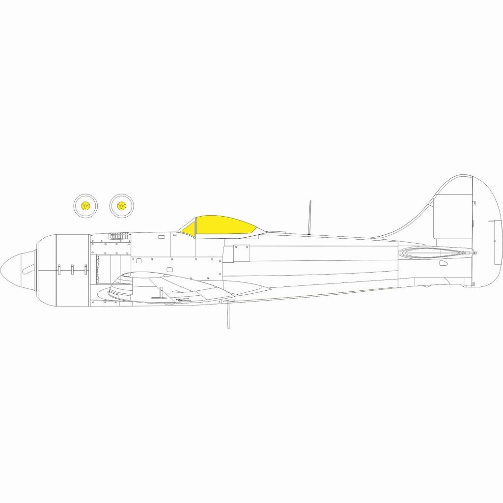 EX952 1/48 ホーカー テンペスト Mk.II 塗装マスクシール