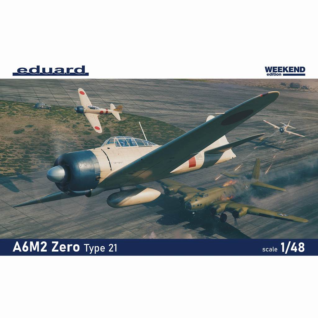 84189 1/48 三菱 零式艦上戦闘機 二一型 ウィークエンドエディション|第二次大戦の飛行機モデル|飛行機