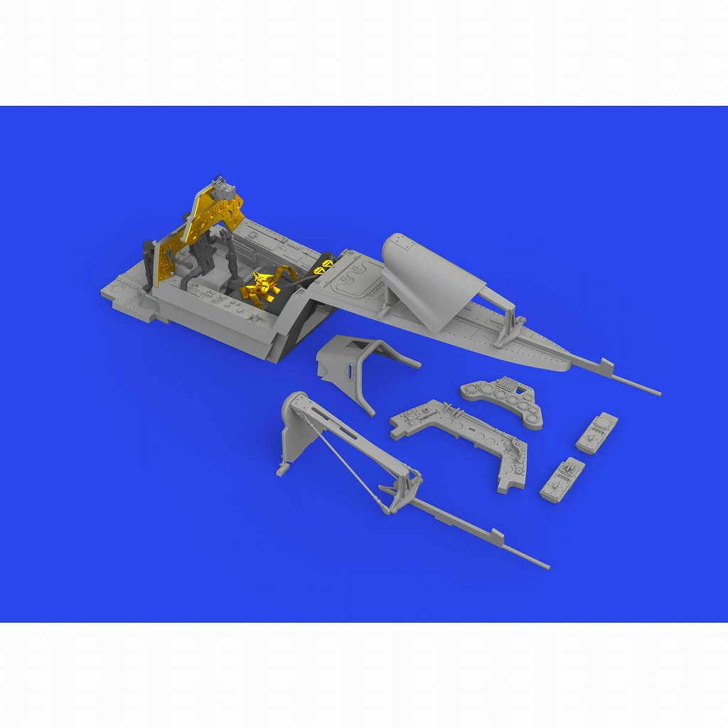 ブラッシン648824 1/48 フォッケウルフ Fw190F-8 コクピット (エデュアルド用)|飛行機用パーツ|飛行機