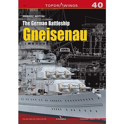 TOPDRAWINGS 7040 独海軍 戦艦 グナイゼナウ|洋書|書籍＆DVD