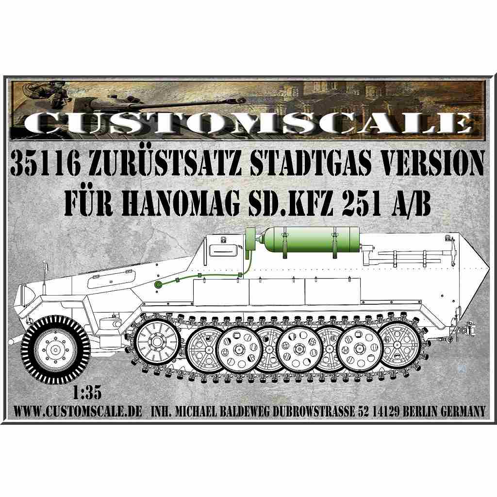 35116 1/35 �ɥ��� Sd.Kfz.251A/B�� �ղ�����ǳ���֥���С�����󥻥å�