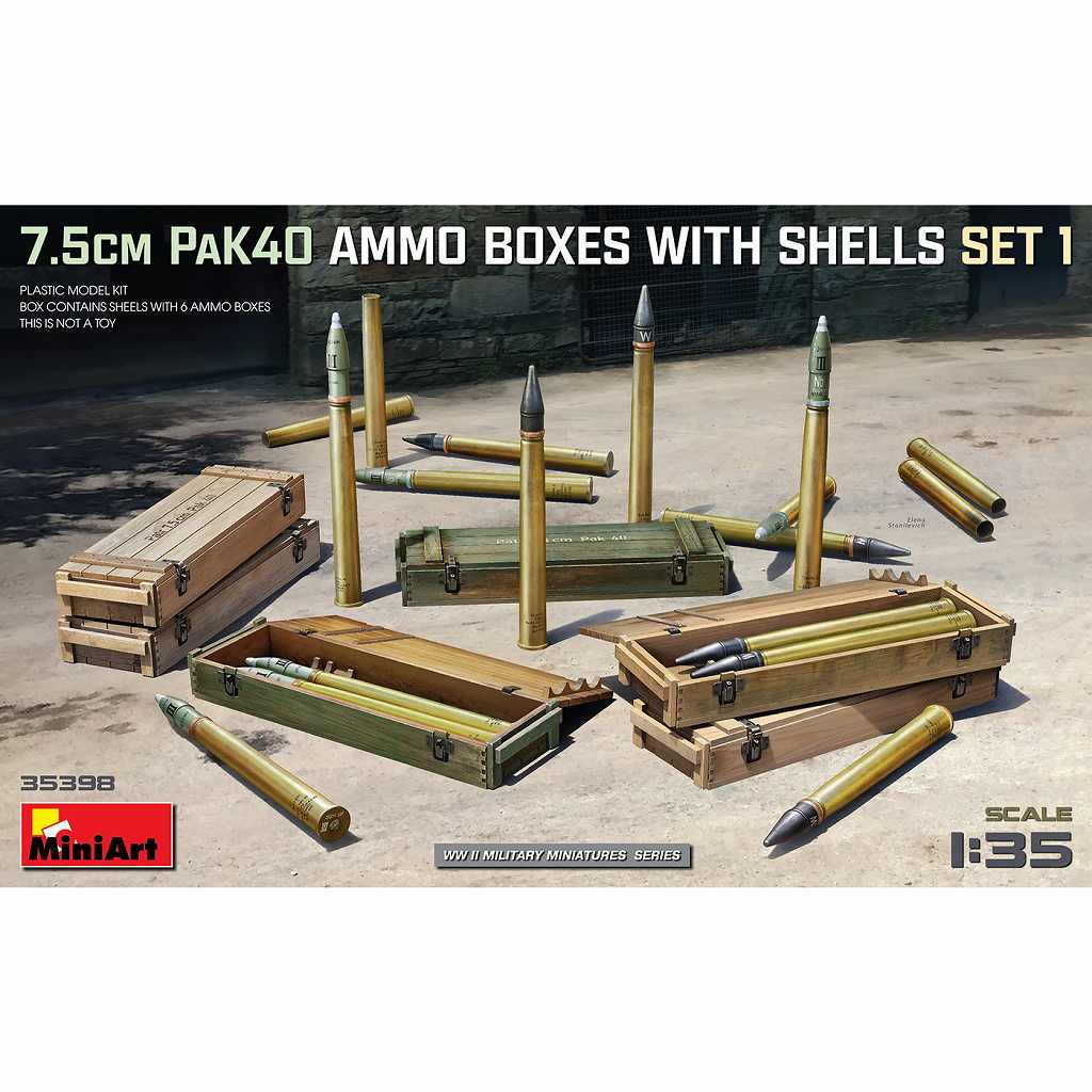 35398 1/35 7.5cm PaK40 ����Ȣ w/ˤ�ƥ��å�1