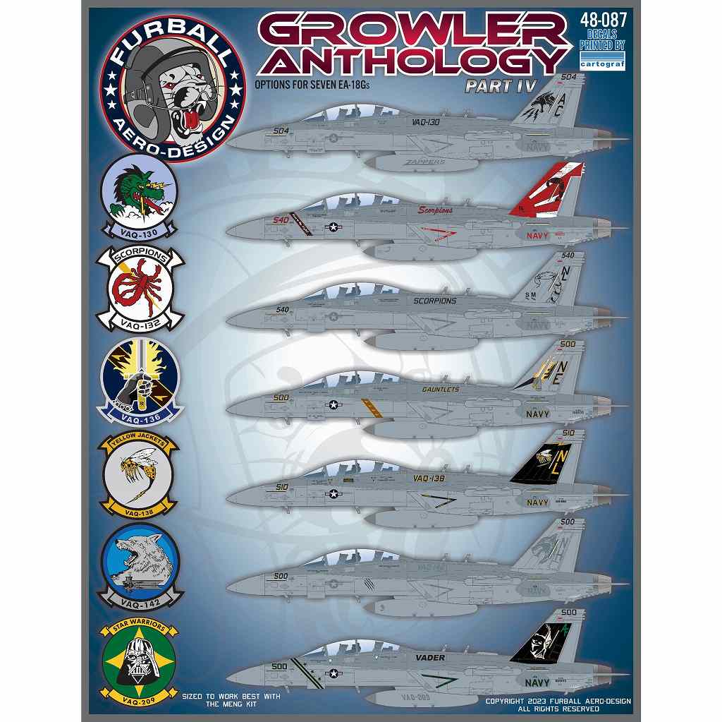 48-087 EA-18G グラウラー Part.IV | ファーボールエアロデザイン