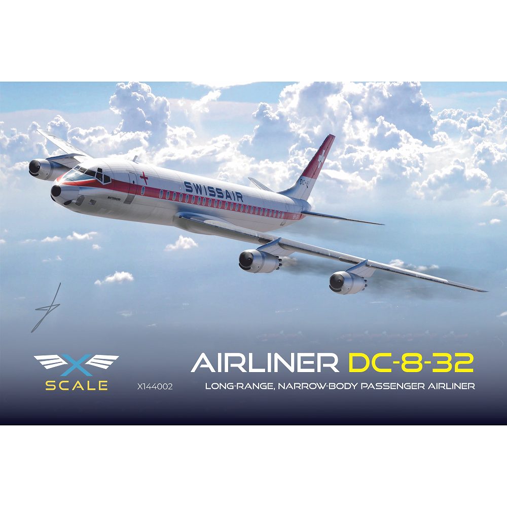 X144002 1/144 ダグラス DC-8-32 スイス航空|旅客機／民間機|飛行機