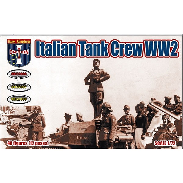 ORI72066 WWII イタリア戦車兵(48体・12ポーズ)|第二次大戦のフィギュア|フィギュア
