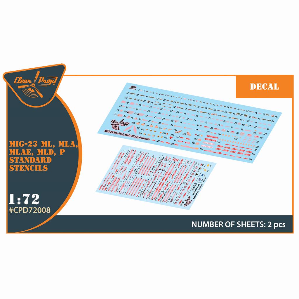 CPD72008 1/72 �ߥ� MiG-23ML/MLA/MLD/P/MLAE �ե��å��� �ǡ��������ƥ󥷥�ǥ����� (��������) (����)