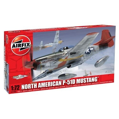 A01004 ノースアメリカン P-51D マスタング|第二次大戦の飛行機モデル|飛行機
