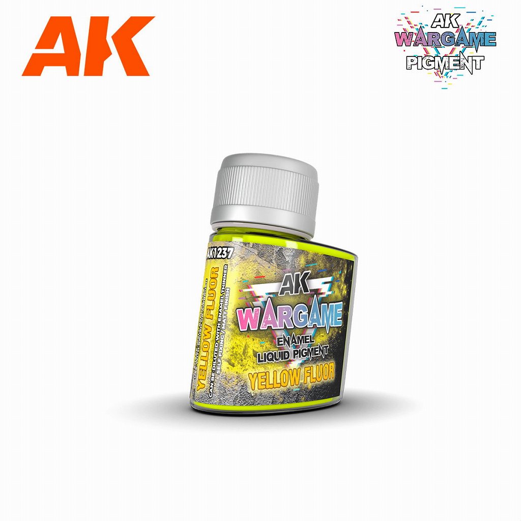 【再入荷】AK01237 リキッドピグメント蛍光イエロー|塗料|ツール＆マテリアル