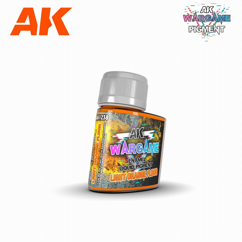 AK01238 リキッドピグメント 蛍光ライトオレンジ|塗料|ツール＆マテリアル