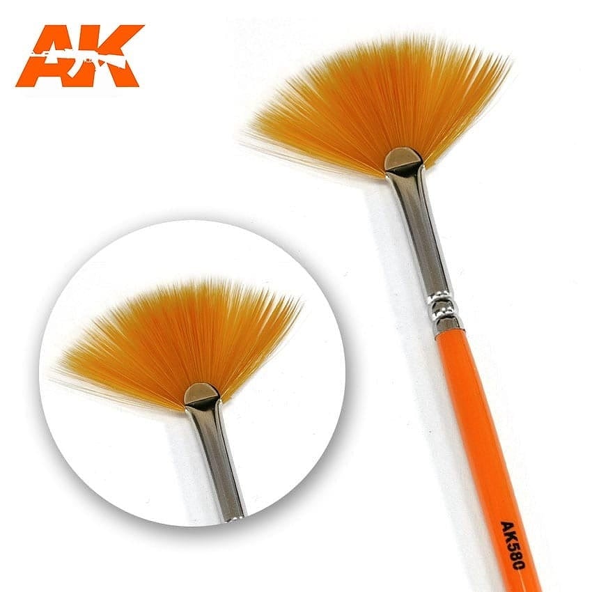 AK580 ウェザリング・ファンシェイプ(扇形)|接着／造形／塗装用品|ツール＆マテリアル