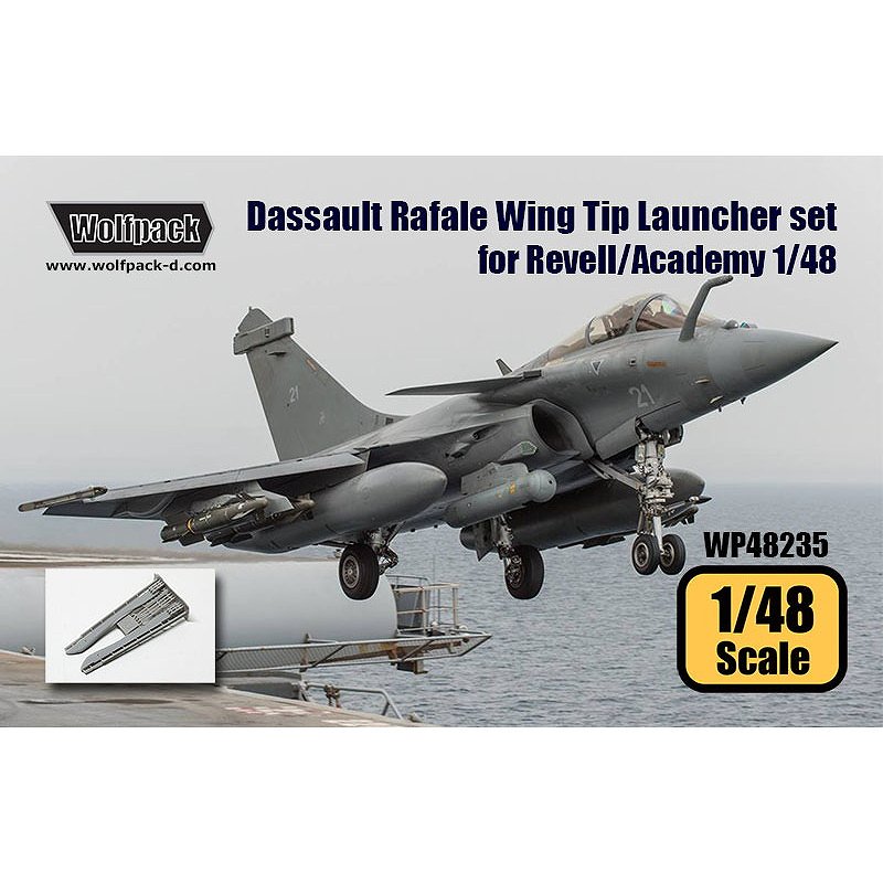 WP48235 1/48 ラファール用 翼端ミサイルランチャー (レベル、アカデミー、ホビーボス用)|飛行機用パーツ|飛行機