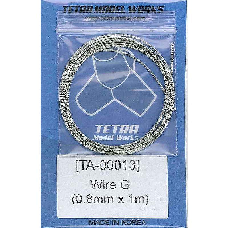 TA-00013 ステンレスワイヤー 0.8mm×1m|素材|ツール＆マテリアル