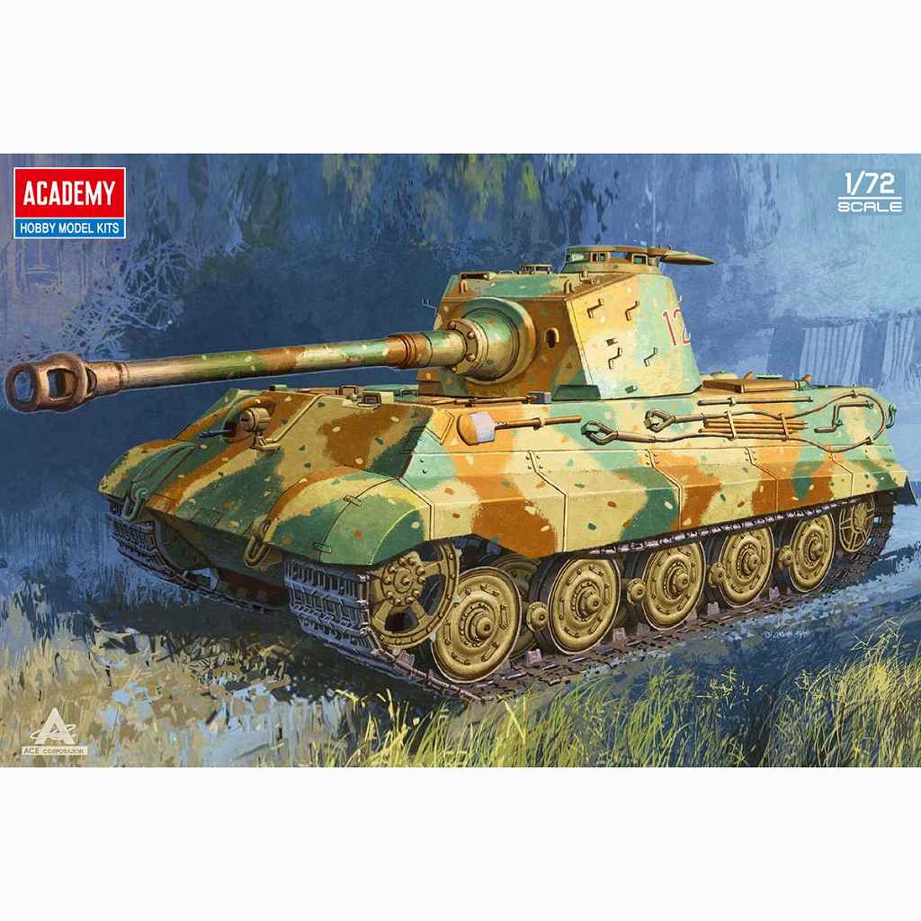 13423 1/72 ティーガーII 重戦車 ヘンシェル砲塔|第二次大戦のAFVモデル|AFV