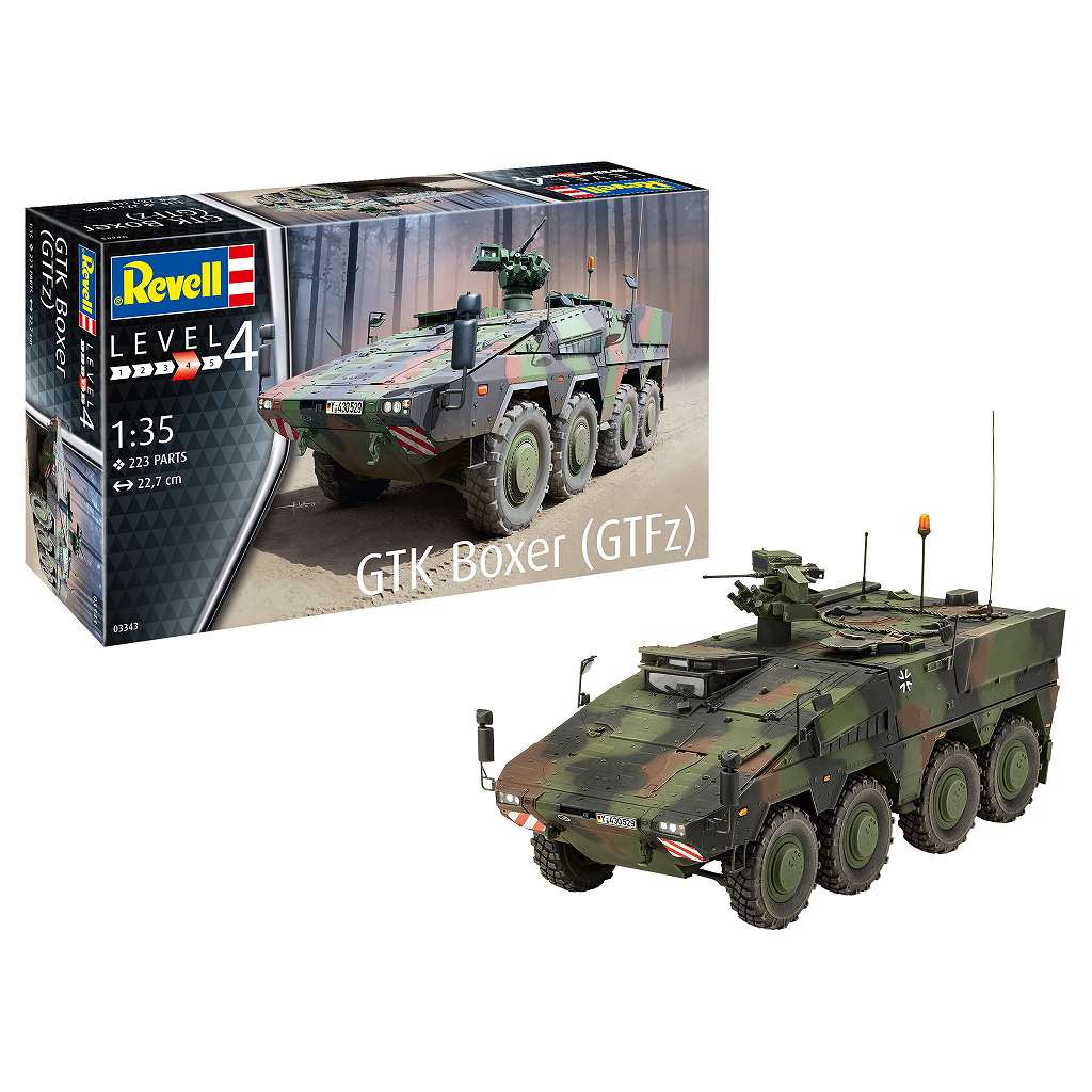 03343 GTK ボクサー GTFz | ドイツレベル Revell | AFV,大戦後のAFV