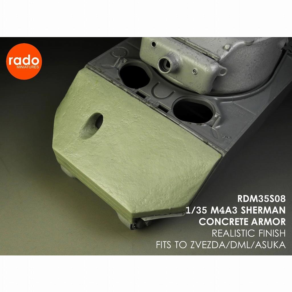 RDM35S08 1/35 WWII ����ꥫ M4A3���㡼�ޥ�����ѥ��󥯥꡼�����å��å�(���٥���/�ɥ饴��/��������ǥ���)