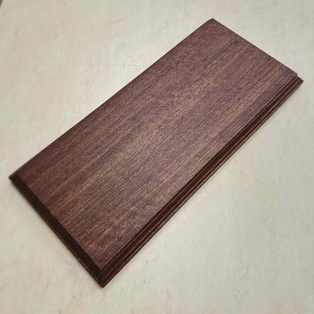 ラッピングベース 縮杢カリン 150mm×300mm×20mm|工具|ツール＆マテリアル
