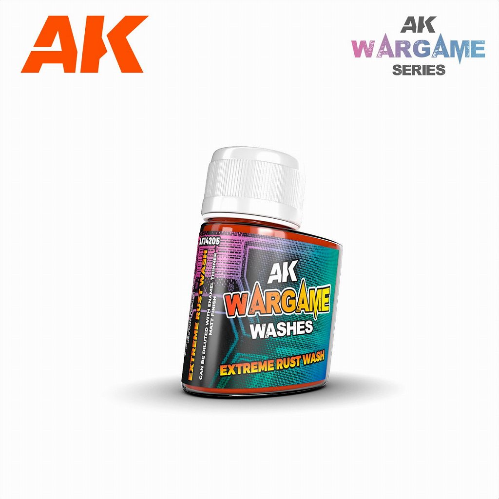 AK14205 エナメル塗料 ウォーゲームウォッシュ エクストリームラスト|塗料|ツール＆マテリアル