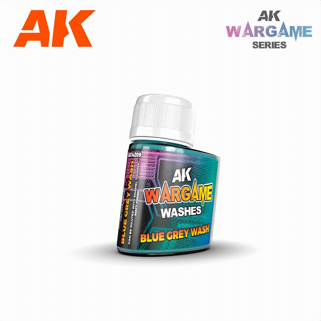AK14209 エナメル塗料 ウォーゲームウォッシュ ブルーグレイ|塗料|ツール＆マテリアル