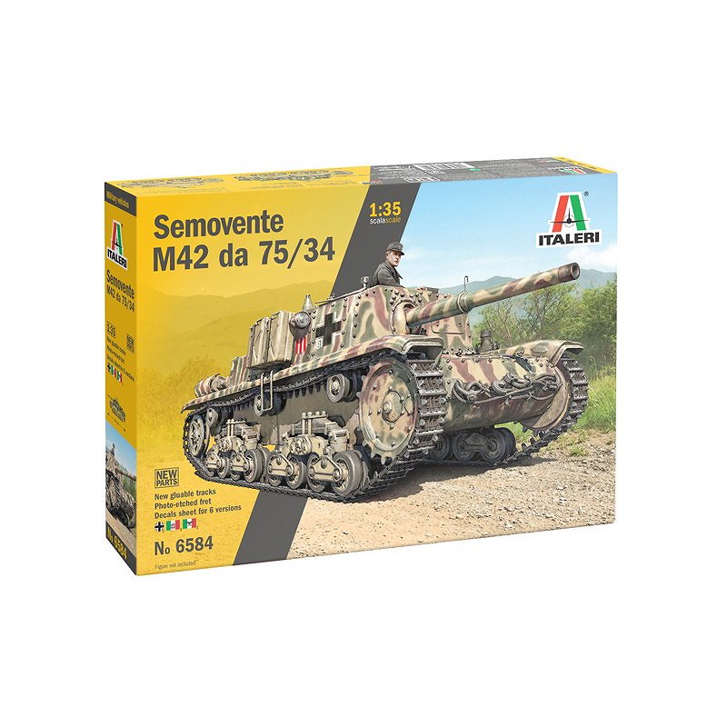 再入荷】6584 WWII イタリア セモベンテ M42 da 75/34