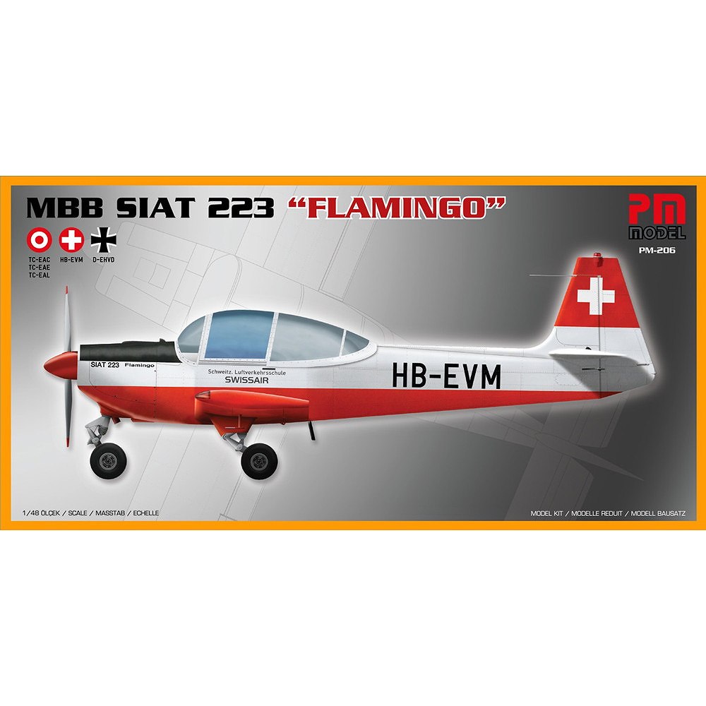 PM-206 1/48 MBB SIAT 223 フラミンゴ|大戦後の飛行機モデル|飛行機