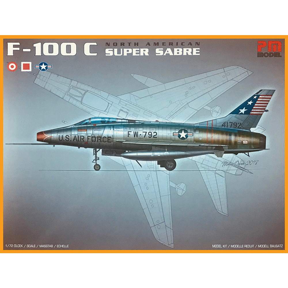 PM-402 1/72 �Ρ�������ꥫ�� F-100C �����ѡ������С�