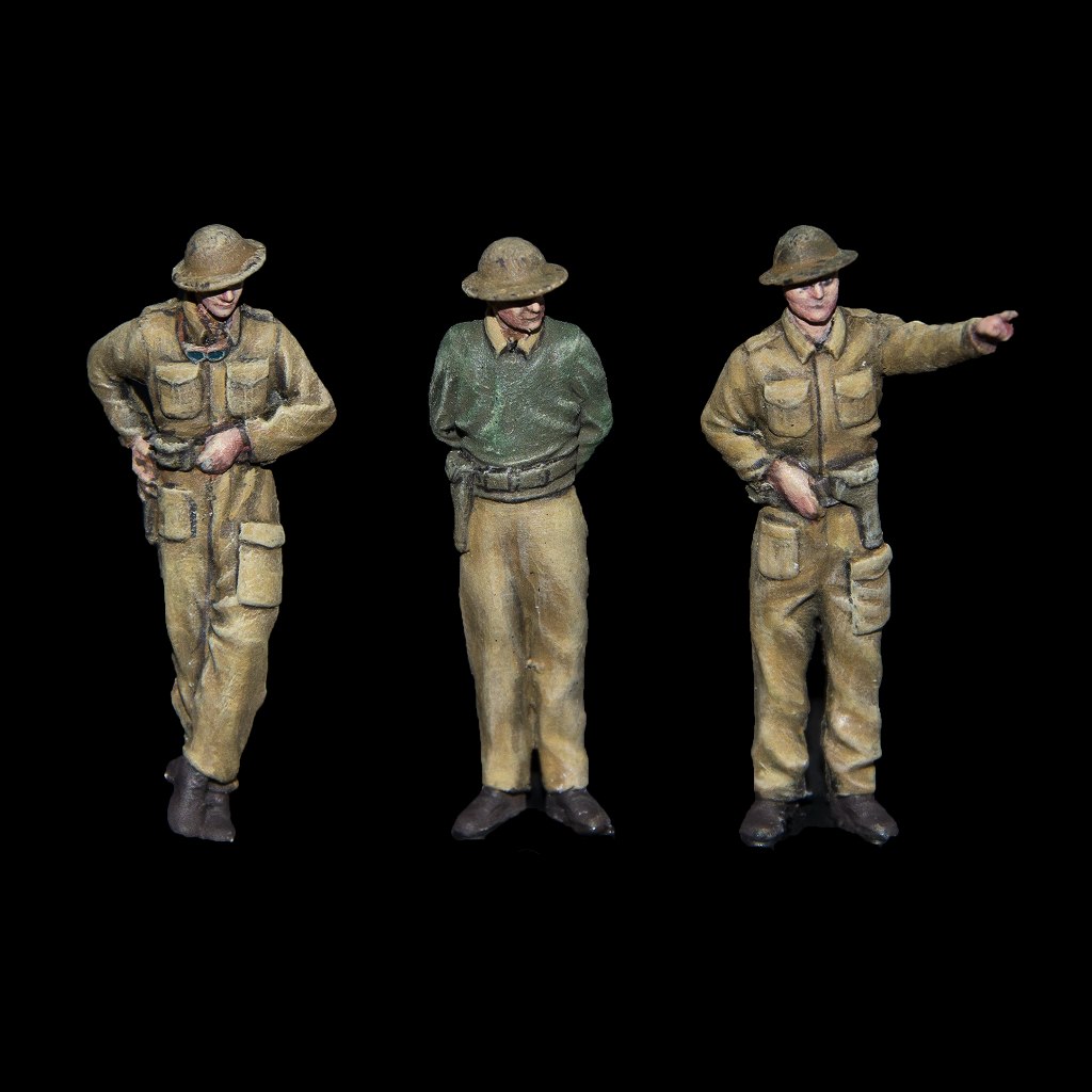【未開封】1/6 イギリス陸軍 第24歩兵連隊 ジョーンズ軍曹 ズールー戦争 F72034 1/72 WWI イギリス軍戦車兵 (3体) 【ネコポス規格外