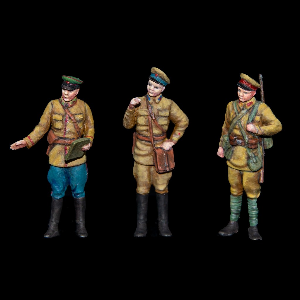 再入荷】F72017 1/72 ソビエト軍兵士 1941年 (3体) 【ネコポス規格外
