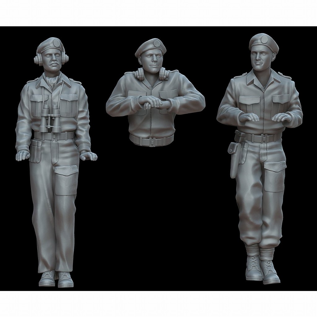 F72048 1/72 イギリス軍戦車兵 II (3体) 【ネコポス規格外】|第二次大戦のフィギュア|フィギュア