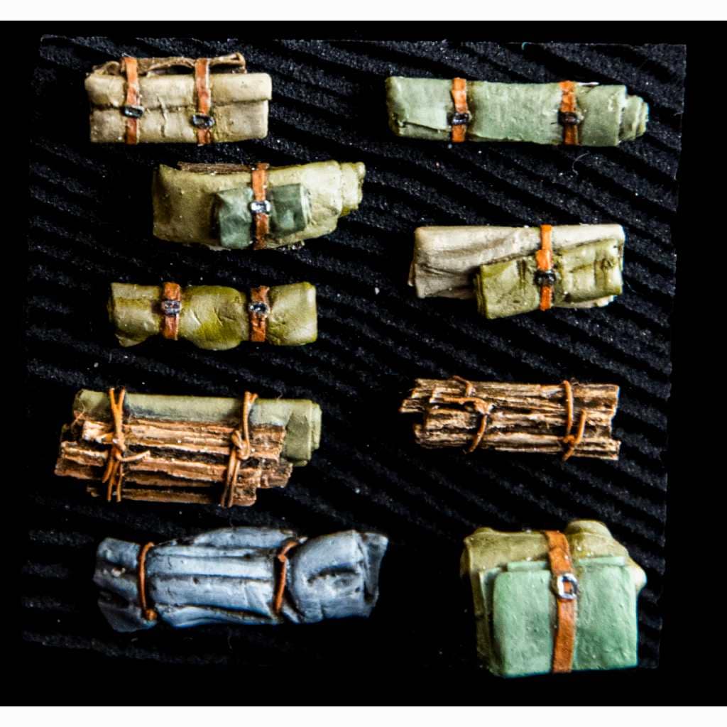 A012 1/72 軍用車輌積荷セット (9個) 【ネコポス規格外】|建物／情景用パーツ|フィギュア