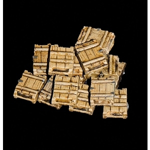 A017 1/72 現用ロシア軍弾薬箱 7.62mm Ak-47 カラシニコフ用 (16個) 【ネコポス規格外】|建物／情景用パーツ|フィギュア