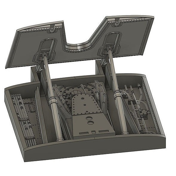 32046 1/32 F-100 スーパーセイバー 初期型スピードブレーキ(トランぺッター用)|飛行機用パーツ|飛行機