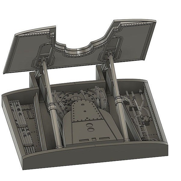 32047 1/32 F-100 スーパーセイバー 後期型スピードブレーキ(トランぺッター用)|飛行機用パーツ|飛行機